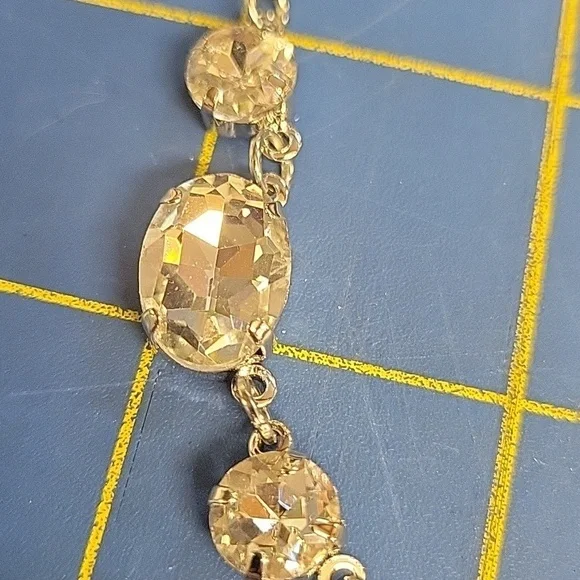 Diamond Faux Silver Tone 18" + 2" Extension Necklace - Picture 6 of 6